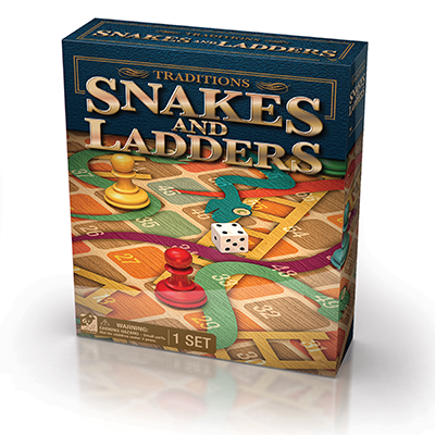 Traditions Snakes And Ladders Board Game